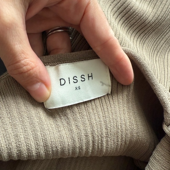 DISSH Taupe Ribbed Maxi Dress - Picture 4 of 5